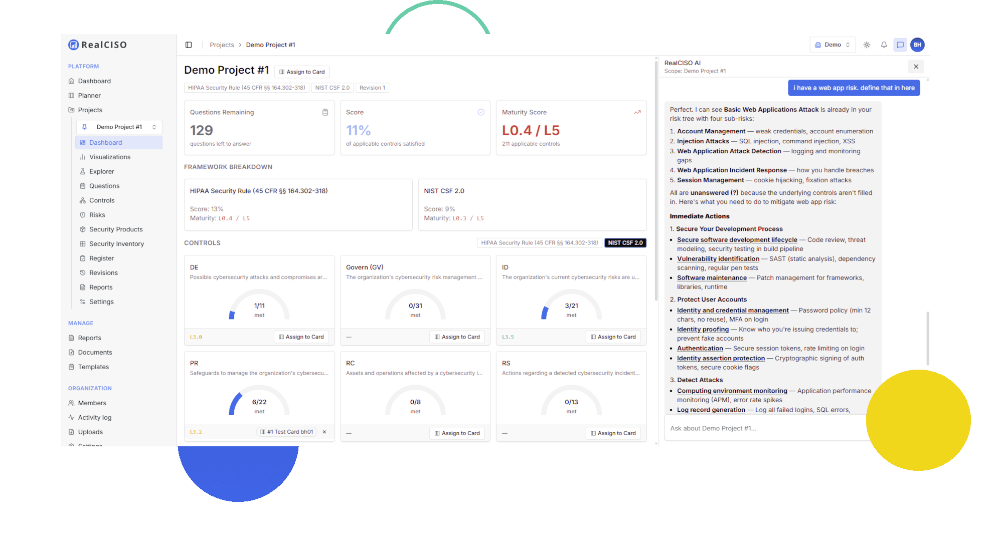 RealCISO — vCISO Platform & GRC Software | Compliance Intelligence