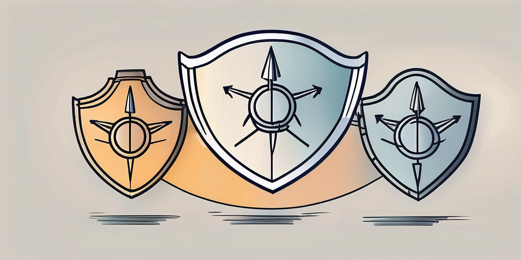 A shield symbolizing security