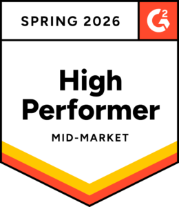 G2 High Performer — Mid-Market, Spring 2026